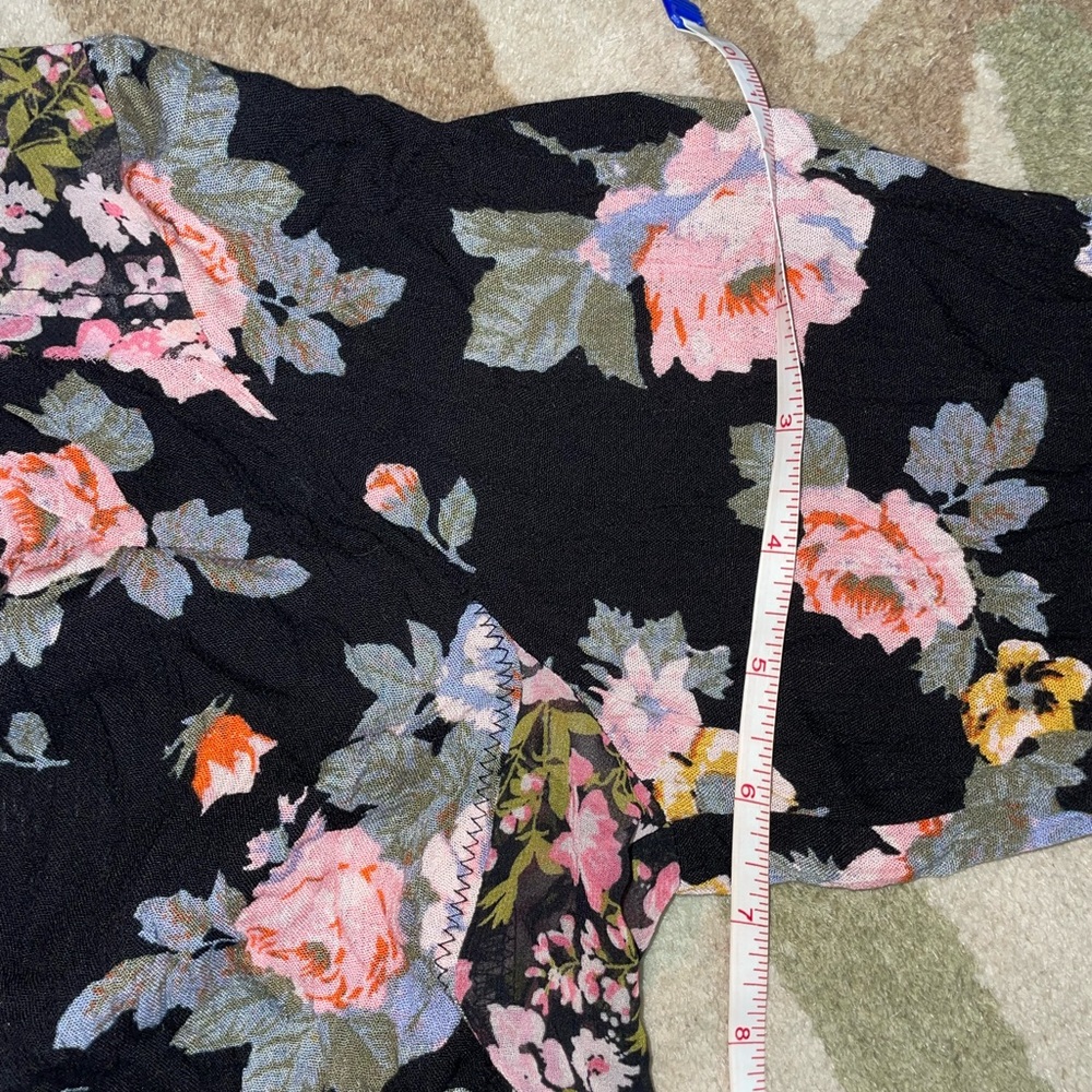 Free People Hold on to me floral L/S blouse, Small - Picture 14 of 14